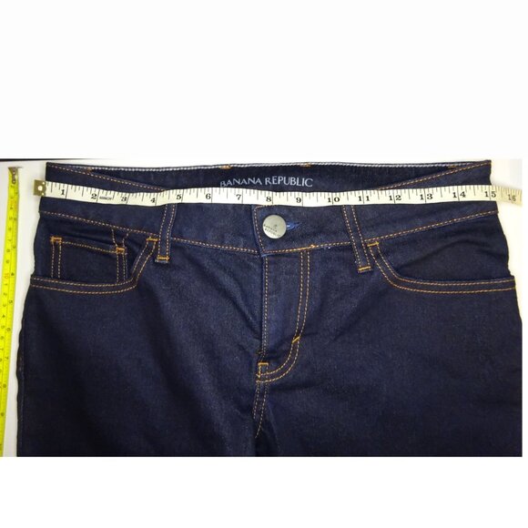 Banana Republic dark denim jeans, boot cut - Picture 4 of 8